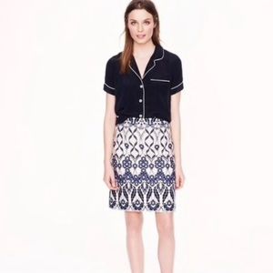 J. Crew Trellis Skirt - Like New - Sz 0